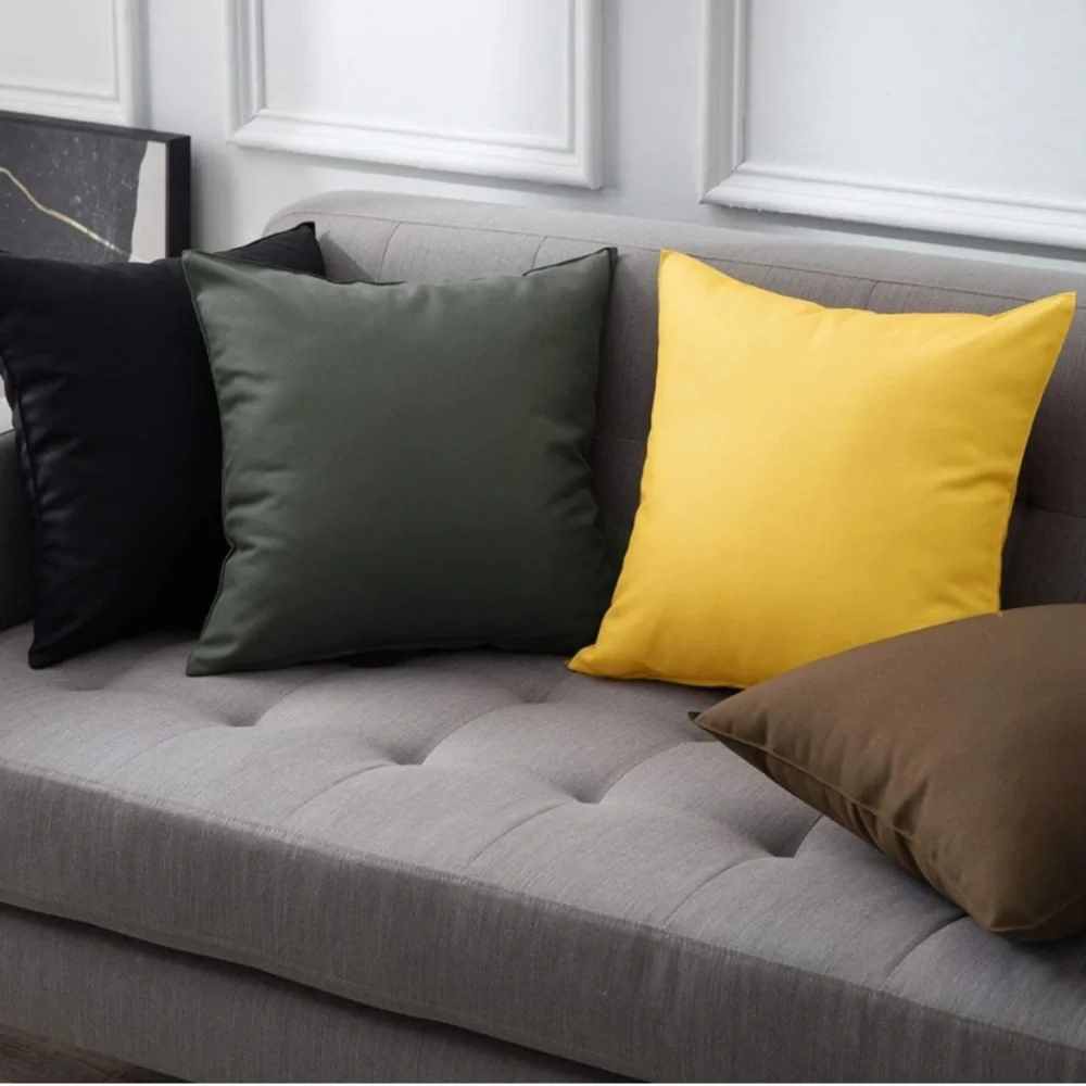 Luxury Home | Sunflower Yellow Outdoor Water Resistant Throw Pillow Covers